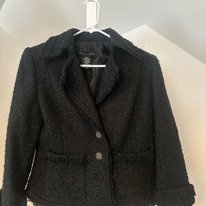 Black Tweed Women's Jacket